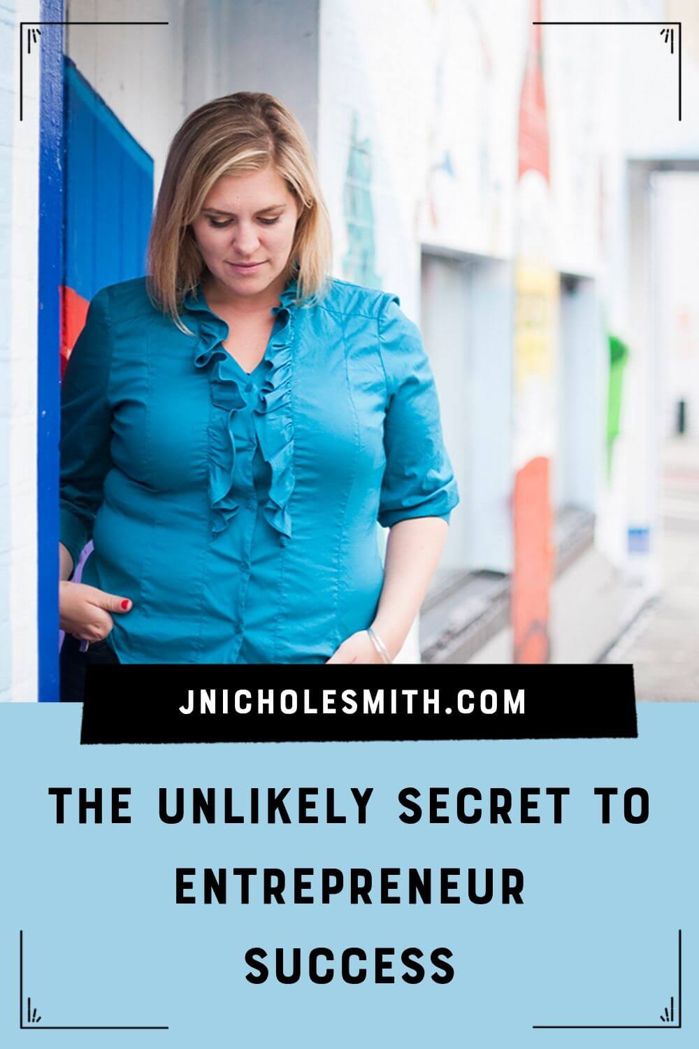 Secret to business success pin image